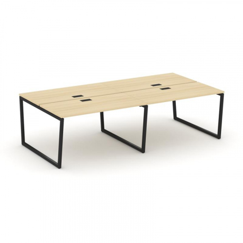 Style Project Рабочая станция 2-х сторон. SN-4T2.DRS-044 Акация Лорка/Металл Антрацит/Заглушка Пласт фото 19