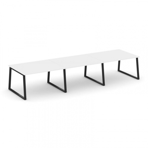 Style Project Стол переговорный SN-6T1.SPRG-052.3 Акация Лорка/Металл Антрацит 3540*1180*750 фото 4 Style Project Стол переговорный SN-6T1.SPRG-052.3 Акация Лорка/Металл Антрацит 3540*1180*750 фото 4