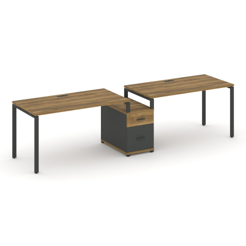 Бенч-система на 2 места с 1 опорной тумбой Concept CN.ORS-308 фото 2