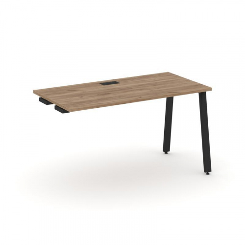 Style Project Стол-приставка к опор. элем. SN-6A.OPRS-013 Дуб Табак/Металл Белый 1380*700*750