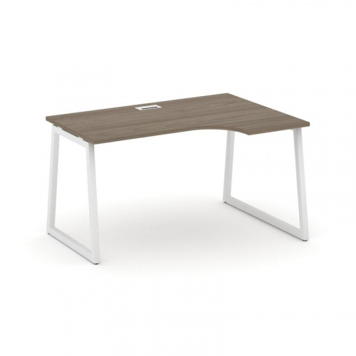 Style Project Стол рабочий эргоном. SN-4T1.SPA-002(R) Акация Лорка/Металл Антрацит/Заглушка Пластик фото 20