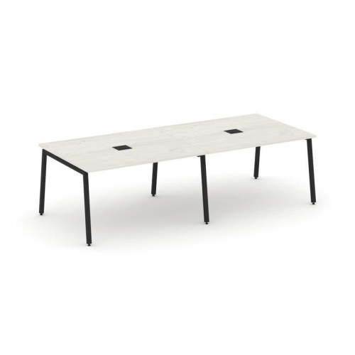 Style Project Стол переговорный SN-4A.SPRG-043 Акация Лорка/Металл Антрацит 2760*1180*750 фото 12