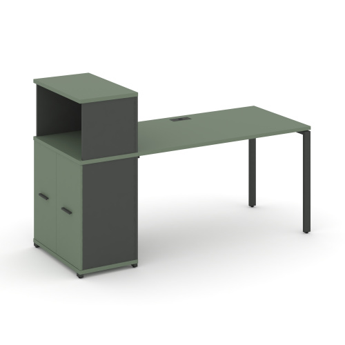 Стол офисный с опорным распашным шкафом Concept CN.SP-226 фото 2