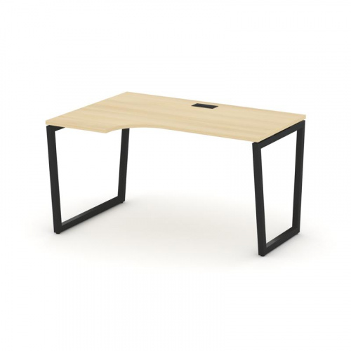 Style Project Стол рабочий эргоном. SN-4T2.SPA-021(L) Акация Лорка/Металл Антрацит/Заглушка Пластик фото 19