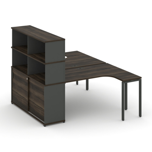 Бенч-система с опорным шкафом-купе с надставкой Concept CN.DSA-221 фото 3