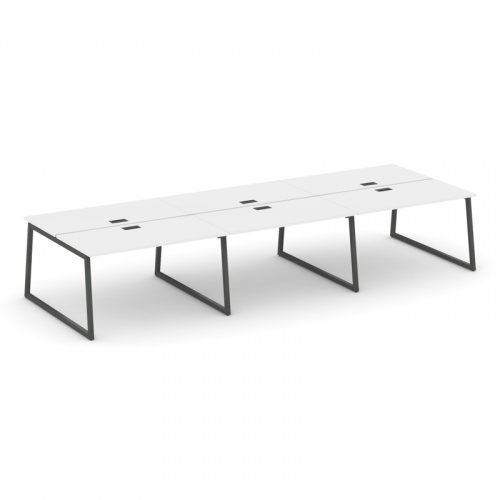 Style Project Рабочая станция 2-х сторон. SN-4T1.DRS-073 Акация Лорка/Металл Антрацит/Заглушка Пласт фото 13