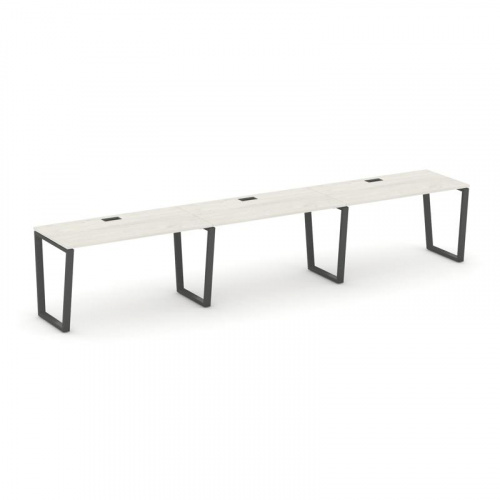 Style Project Рабочая станция 1 сторон. SN-6T2.ORS-042 Акация Лорка/Металл Антрацит/Заглушка Пластик фото 24