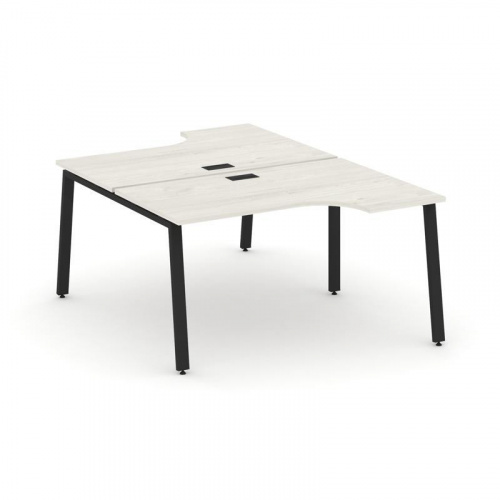 Style Project Рабочая станция эргоном. SN-6A.DRPA-022 Дуб Табак/Металл Белый 1580*1632/1992*750 фото 9