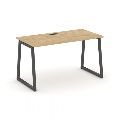 Style Project Стол письменный SN-4T1.SP-025 Акация Лорка/Металл Антрацит/Заглушка Пластик Черный 178 фото 11