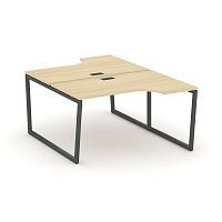 Style Project Рабочая станция эргоном. SN-4T2.DRPA-021 Акация Лорка/Металл Антрацит/Заглушка Пластик