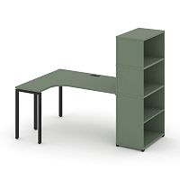 Стол эргономичный с опорным стеллажом Concept CN.SA-207(L)