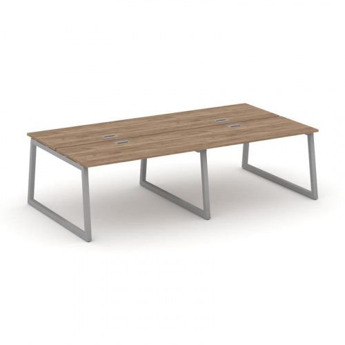 Style Project Рабочая станция 2-х сторон. SN-5T1.DRS-044 Акация Лорка/Металл Антрацит/Заглушка Пласт фото 9