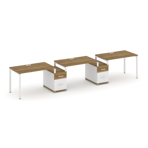 Бенч-система на 3 места с 2 опорными тумбами Concept CN.ORS-330 фото 8