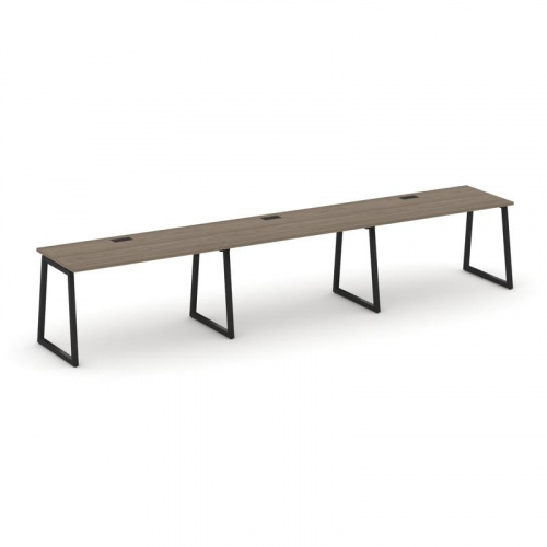 Style Project Рабочая станция 1 сторон. SN-4T1.ORS-032 Акация Лорка/Металл Антрацит/Заглушка Пластик фото 4