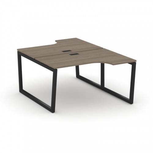 Style Project Рабочая станция эргоном. SN-5T2.DRPA-002 Акация Лорка/Металл Антрацит/Заглушка Пластик фото 9