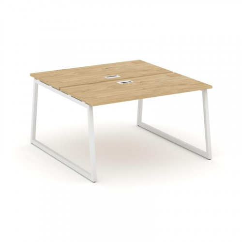 Style Project Рабочая станция 2-х сторон. SN-4T1.DRS-012 Акация Лорка/Металл Антрацит/Заглушка Пласт фото 3