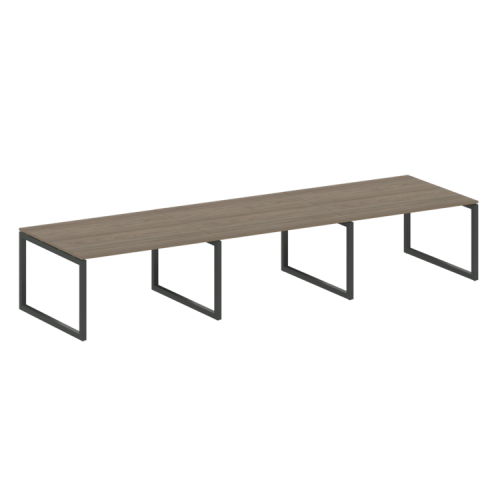 Переговорный стол на О-обр. м/к Metal System Quattro 50БО.ПРГ-3.3