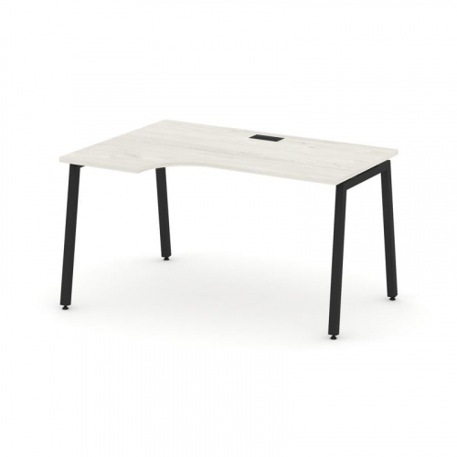 Style Project Стол рабочий эргоном. SN-4A.SPA-021(L) Антрацит/Металл Антрацит 1380*800/980*750 фото 10