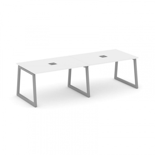 Style Project Стол переговорный SN-5T1.SPRG-011 Акация Лорка/Металл Антрацит/Заглушка Металл Антраци фото 17