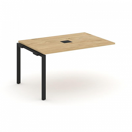 Style Project Проходной наб. элем. перег. стола SN-6P.NSPRG-003 Тиквуд Светлый/Металл Черный 1380*98