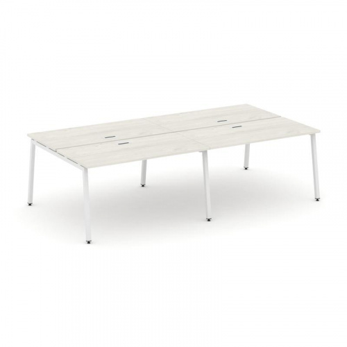 Style Project Рабочая станция 2-х сторон. SN-4A.DRS-042 Антрацит/Металл Белый 2360*1432*750 фото 19