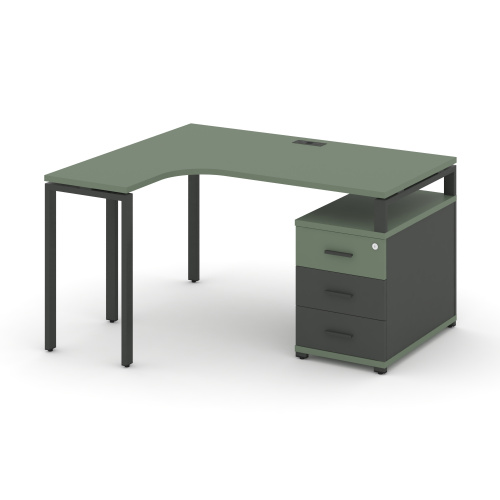 Стол эргономичный с опорной тумбой Concept CN.SA-303(L) Стол эргономичный с опорной тумбой Concept CN.SA-303(L)