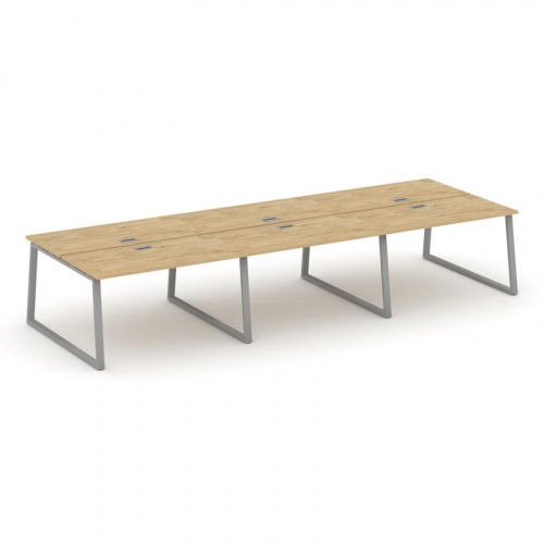 Style Project Рабочая станция 2-х сторон. SN-6T1.DRS-084 Акация Лорка/Металл Антрацит/Заглушка Пласт фото 2