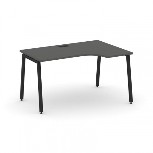 Style Project Стол рабочий эргоном. SN-4A.SPA-001(R) Белый/Металл Белый 1380*600/980*750 фото 4