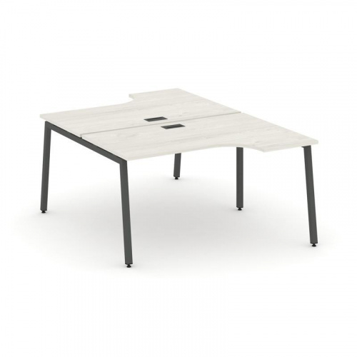 Style Project Рабочая станция эргоном. SN-4A.DRPA-021 Тиквуд Светлый/Металл Антрацит 1380*1632/1992* фото 27