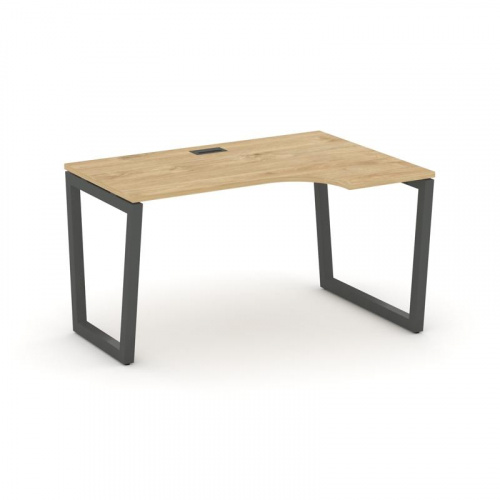 Style Project Стол рабочий эргоном. SN-5T2.SPA-002(R) Акация Лорка/Металл Антрацит/Заглушка Пластик фото 22