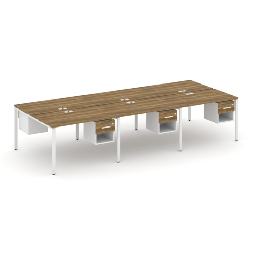 Бенч-система на 6 мест с подвесными тумбами Concept CN.DRS-158 фото 8