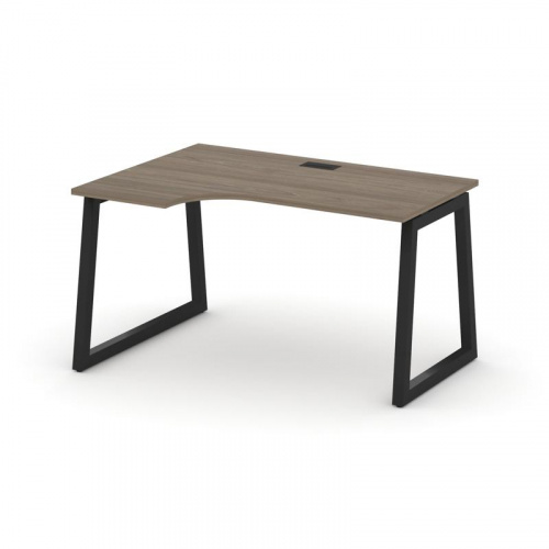 Style Project Стол рабочий эргоном. SN-5T1.SPA-021(L) Акация Лорка/Металл Антрацит/Заглушка Пластик фото 4 Style Project Стол рабочий эргоном. SN-5T1.SPA-021(L) Акация Лорка/Металл Антрацит/Заглушка Пластик фото 4