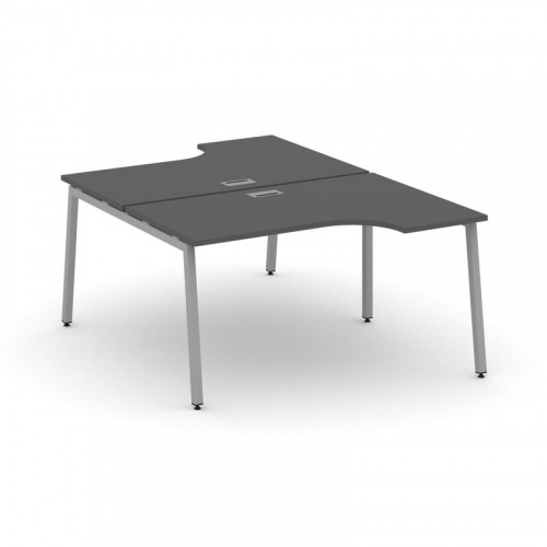 Style Project Рабочая станция эргоном. SN-4A.DRPA-021 Тиквуд Светлый/Металл Антрацит 1380*1632/1992* фото 3