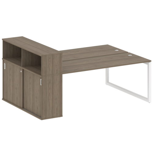 Бенч-система с шкафом-купе на О-обр. м/к Metal System Quattro 50БО.РС-СШК-2.5 фото 3