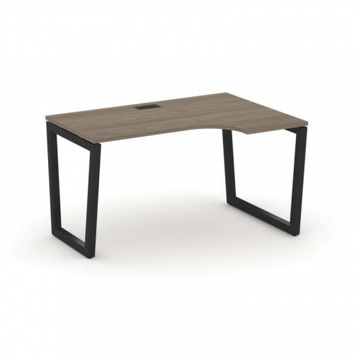 Style Project Стол рабочий эргоном. SN-5T2.SPA-002(R) Акация Лорка/Металл Антрацит/Заглушка Пластик фото 9