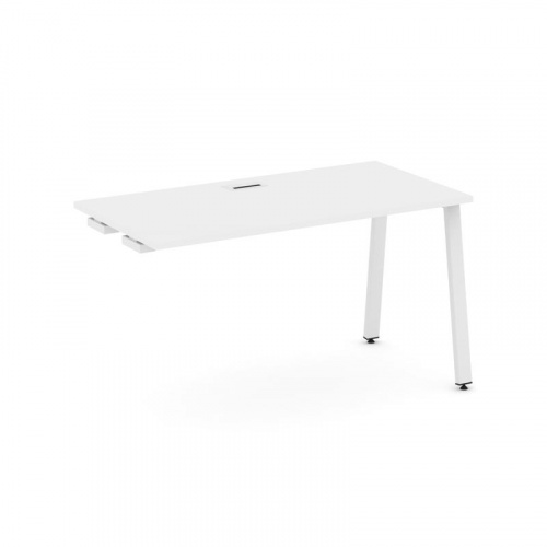 Style Project Стол-приставка к опор. элем. SN-6A.OPRS-013 Дуб Табак/Металл Белый 1380*700*750 фото 17