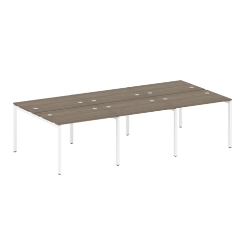 Бенч-система на 6 рабочих мест на П-обр. м/к Metal System Quattro 40БП.СМ-6.1