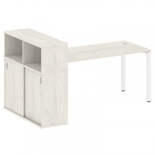 Стол письменный с шкафом-купе на П-обр. м/к Metal System БП.РС-СШК-3.4 фото 12