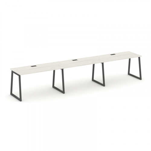 Style Project Рабочая станция 1 сторон. SN-4T1.ORS-032 Акация Лорка/Металл Антрацит/Заглушка Пластик фото 9