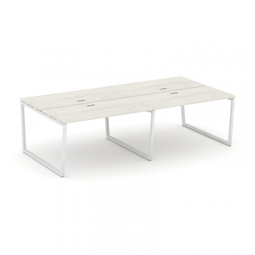 Style Project Рабочая станция 2-х сторон. SN-4T2.DRS-044 Акация Лорка/Металл Антрацит/Заглушка Пласт фото 12