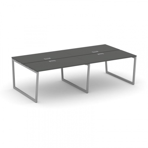 Style Project Рабочая станция 2-х сторон. SN-4T2.DRS-044 Акация Лорка/Металл Антрацит/Заглушка Пласт фото 17