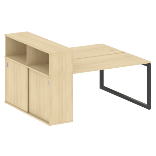 Бенч-система с шкафом-купе на О-обр. м/к Metal System Quattro 50БО.РС-СШК-2.3 фото 14