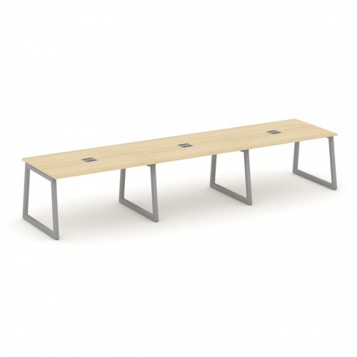 Style Project Стол переговорный SN-5T1.SPRG-023 Акация Лорка/Металл Антрацит/Заглушка Металл Антраци фото 21