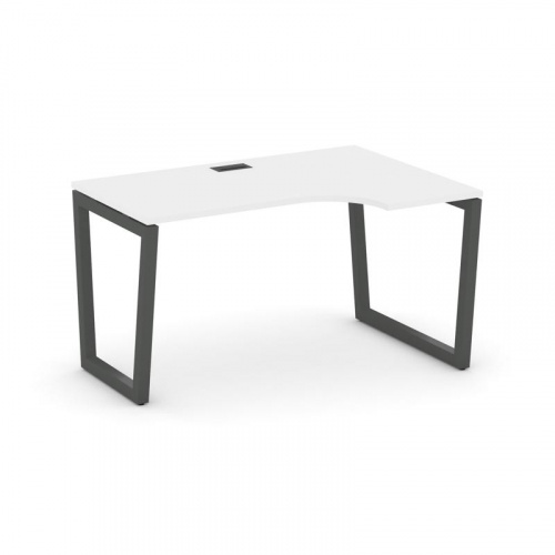 Style Project Стол рабочий эргоном. SN-5T2.SPA-002(R) Акация Лорка/Металл Антрацит/Заглушка Пластик фото 26