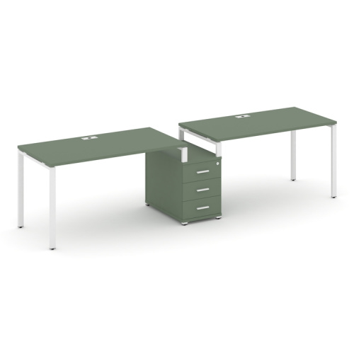 Бенч-система на 2 места с 1 опорной тумбой Concept CN.ORS-303