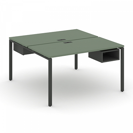 Бенч-система на 2 места с подвесными тумбами Concept CN.DRS-102