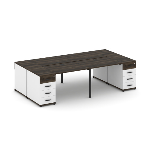 Бенч-система на 4 места с 2 опорными тумбами Concept CN.DRS-425 фото 9