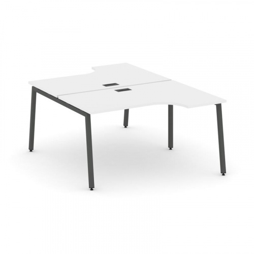 Style Project Рабочая станция эргоном. SN-4A.DRPA-021 Тиквуд Светлый/Металл Антрацит 1380*1632/1992* фото 16