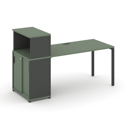 Стол офисный с опорным шкафом-купе Concept CN.SP-237
