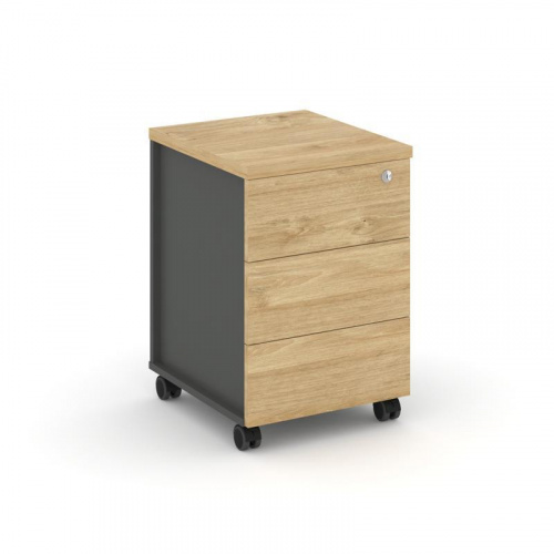 Style Project Тумба мобильная усил. колеса SN.TMU-006 Акация Лорка 416*460*611 фото 9